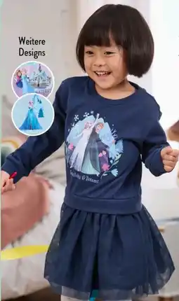 Aldi Süd Disney Die Eiskönigin Kinder Tüll-Sweatkleid Angebot