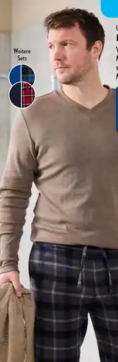 Aldi Süd Up2Fashion Herren Flanell-Pyjama Angebot