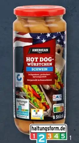 Aldi Süd American Hotdog-Würstchen Angebot