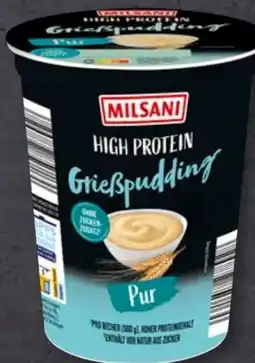 Aldi Süd Milsani High Protein Grießpudding Angebot
