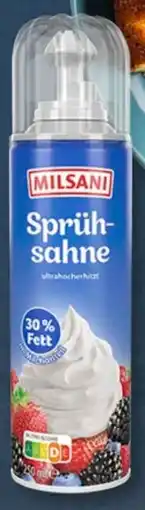 Aldi Süd Milsani Sprühsahne Angebot