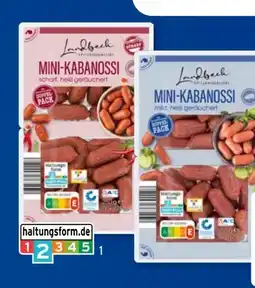 Aldi Süd Landbeck Mini Kabanossi Angebot