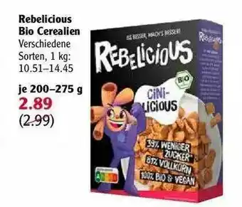 Globus Rebelicious Bio Cerealien Angebot