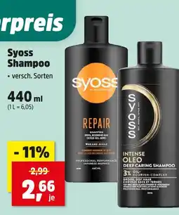 Thomas Philipps Syoss repair shampoo Angebot