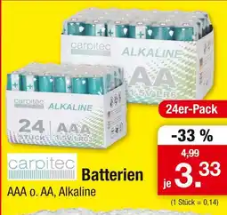 Zimmermann Carpitec batterien aaa o. aa, alkaline Angebot