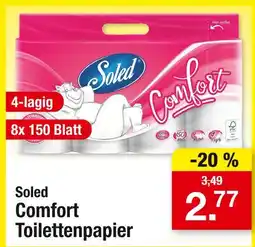 Zimmermann Soled comfort toilettenpapier Angebot