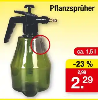 Zimmermann Pflanzensprüher Angebot