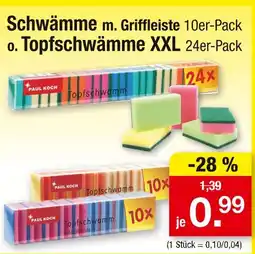 Zimmermann Paul koch schwämme m. griffleiste Angebot