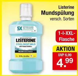 Zimmermann Listerine mundspülung cool mint mild Angebot