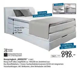 Zurbrüggen Boxspringbett 'modesto' Angebot