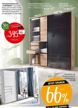 Zurbrüggen Schwebetürenschrank oldenburg Angebot