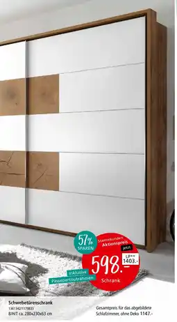 Zurbrüggen Schwebetürenschrank Angebot