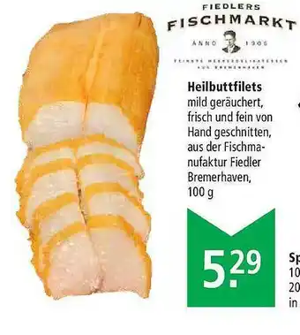 Marktkauf Fiedlers Fischmarkt Heilbuttfilets Angebot