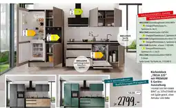 Zurbrüggen Welcome küchenblock troja 335 mit premium e-geräteausstattung Angebot