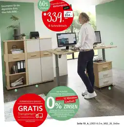 Zurbrüggen E-schreibtisch Angebot