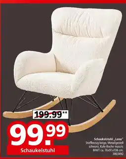 Segmüller Schaukelstuhl „leno” Angebot