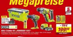 toom Baumarkt Ryobi akku-combo-kit r18ddsds-125t Angebot