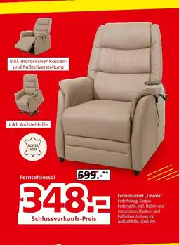Segmüller Fernsehsessel lincoln Angebot