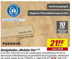toom Baumarkt Parador designboden modular one Angebot