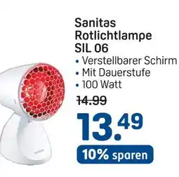 Rossmann Sanitas rotlichtlampe sil 06 Angebot