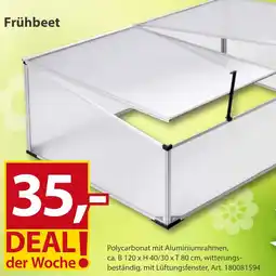 Sonderpreis Baumarkt Frühbeet Angebot