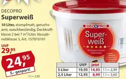 Sonderpreis Baumarkt DECOPRO Superweiẞ Angebot