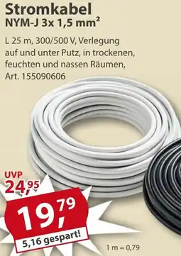 Sonderpreis Baumarkt Stromkabel Angebot