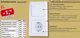 Sonderpreis Baumarkt Schalterserie ,,Maranello" Angebot