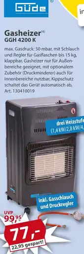 Sonderpreis Baumarkt Güde Gasheizer GGH 4200 K Angebot