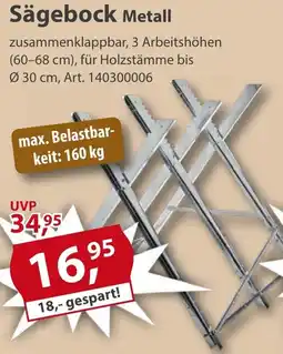 Sonderpreis Baumarkt Sägebock Metall Angebot
