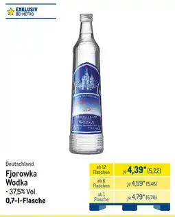 METRO Fjorowka Wodka Angebot