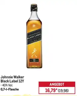 METRO Johnnie Walker Black Label 12Y Angebot