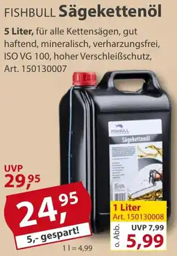 Sonderpreis Baumarkt FISHBULL Sägekettenöl Angebot