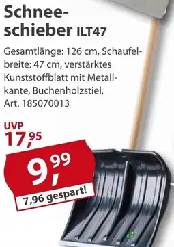 Sonderpreis Baumarkt Schneeschieber ILT47 Angebot