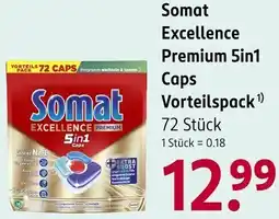 Rossmann Somat Excellence Premium 5in1 Caps Vorteilspack Angebot