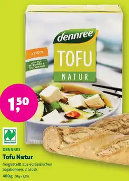 Biomarkt DENNREE Tofu Natur Angebot