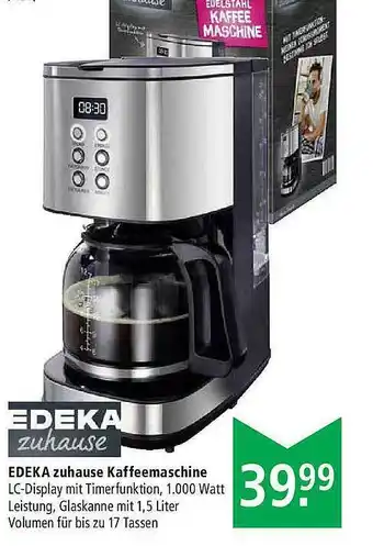 Marktkauf Edeka Zuhause Kaffeemaschine Angebot