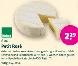 Biomarkt Bioland ÖMA Petit Rosé Angebot