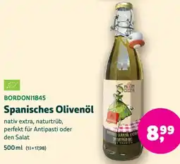Biomarkt BORDONI 1845 Spanisches Olivenöl Angebot