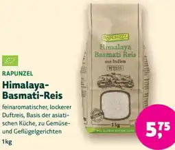 Biomarkt RAPUNZEL Himalaya Basmati-Reis Angebot