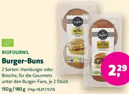 Biomarkt BIOFOURNIL Burger-Buns Angebot