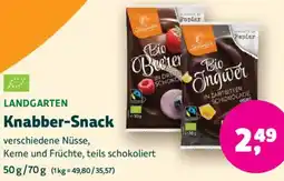 Biomarkt LANDGARTEN Knabber-Snack Angebot