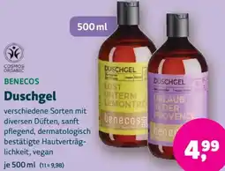 Biomarkt BENECOS Duschgel Angebot