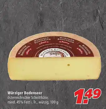 Marktkauf Würziger Bodenseer Angebot