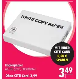 CITTI Markt Kopierpapier Angebot