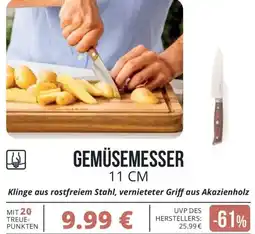 CITTI Markt Mauviel 1830 GEMÜSEMESSER 11 CM Angebot