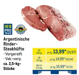 METRO Argentinische Rinder- Steakhüfte Angebot
