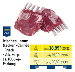 METRO METRO Chef Irisches Lamm Nacken-Carrée Angebot