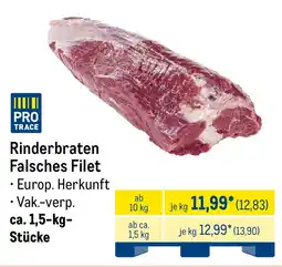 METRO Rinderbraten Falsches Filet Angebot