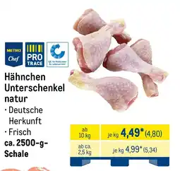 METRO Hähnchen Unterschenkel natur Angebot